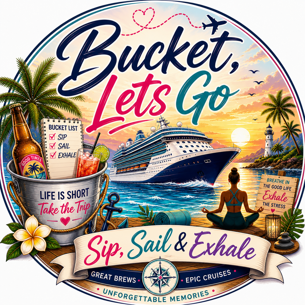 Bucket Lets Go Travel logo